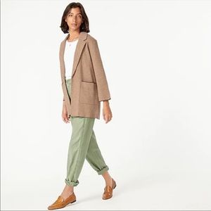 J crew Sophie open front chevron sweater blazer
